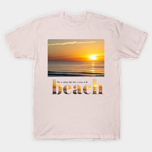 Tropical summer sunrise at the beach T-Shirt